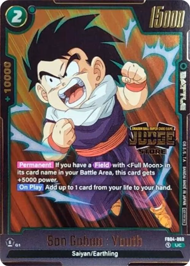 Son Gohan : Youth (Judge Pack (Store Judge) 03) - Uncommon (FB04-060)