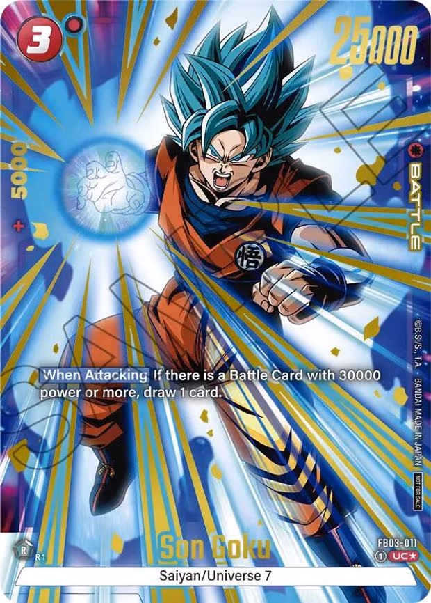 Son Goku - FB03-011 (Championship Pack 02) (Gold) - Uncommon (FB03-011)
