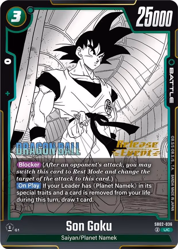 Son Goku - Uncommon (SB02-036)