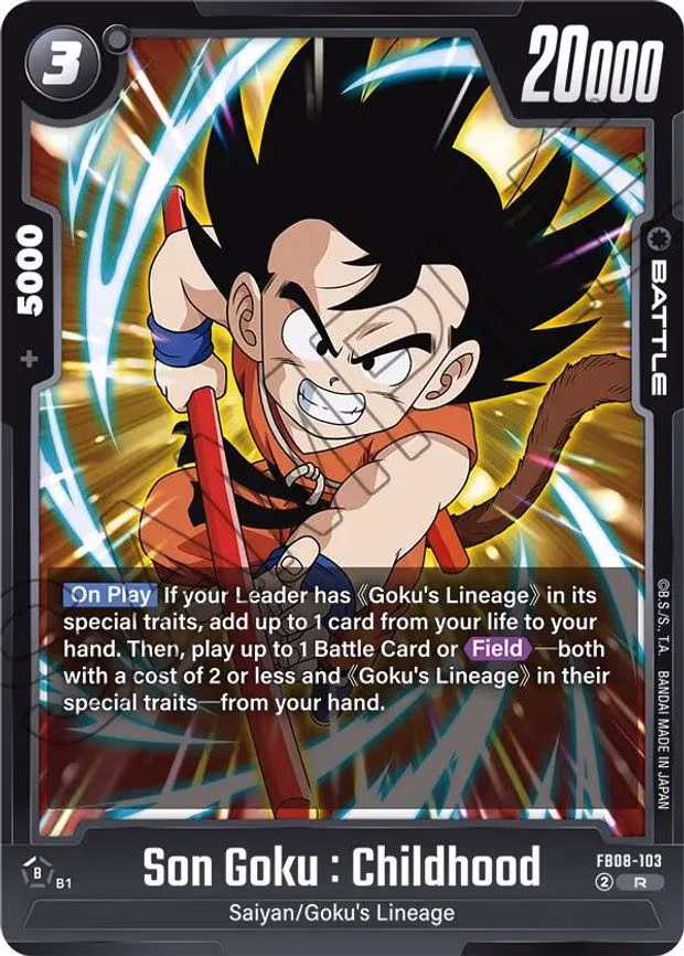 Son Goku : Childhood