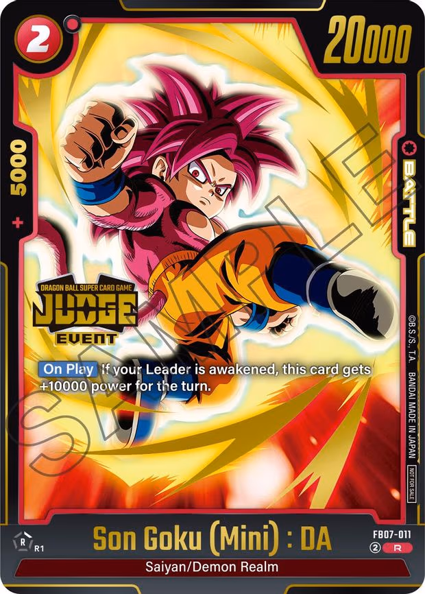 Son Goku (Mini) : DA (Judge Pack (Event Judge) 05) - Rare (FB07-011)