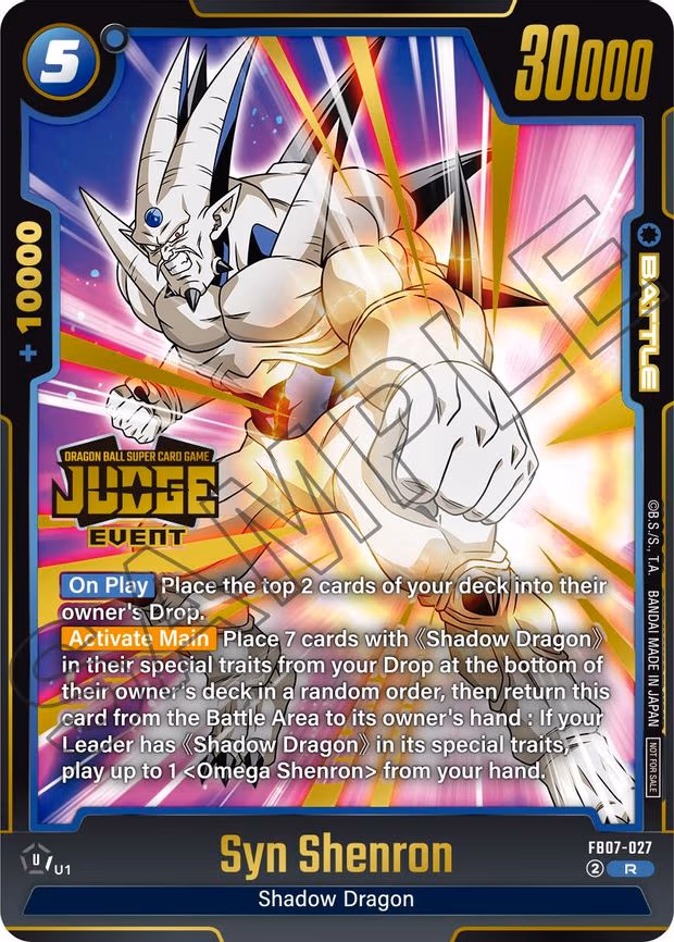Syn Shenron (Judge Pack (Event Judge) 05) - Rare (FB07-027)