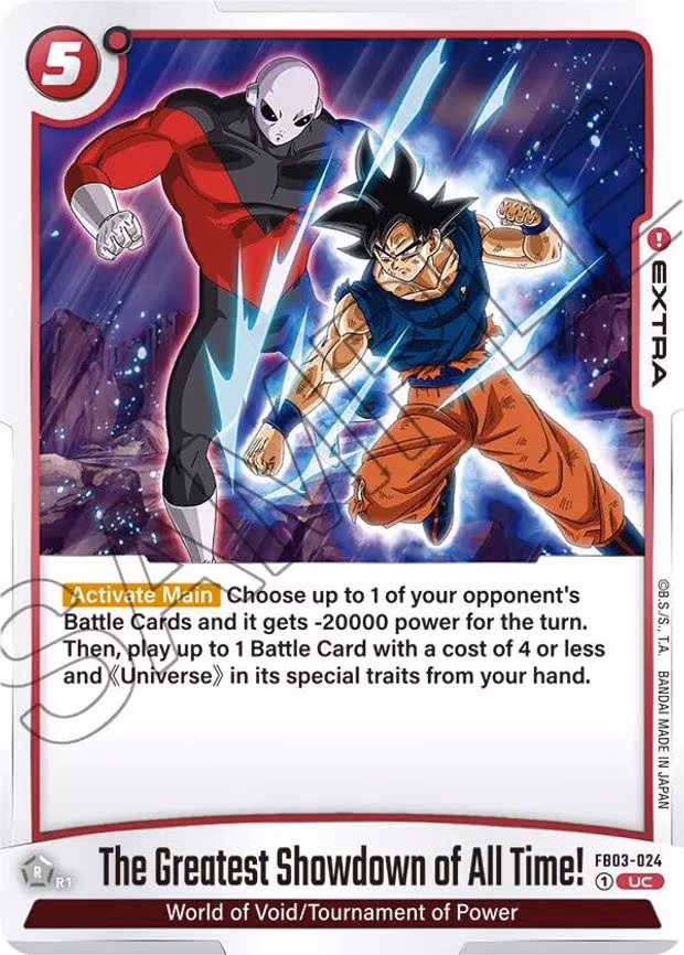 The Greatest Showdown of All Time! - Uncommon (FB03-024)
