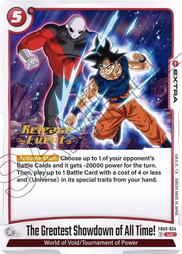 The Greatest Showdown of All Time! - Uncommon (FB03-024)