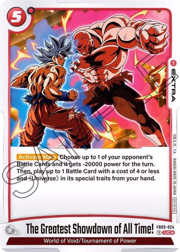 The Greatest Showdown of All Time! - Uncommon (FB03-024)