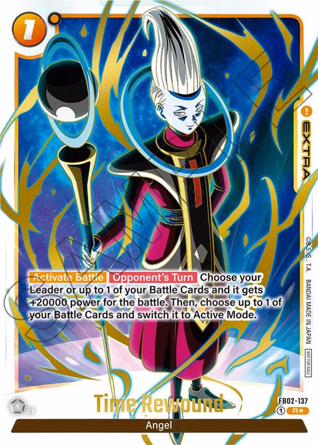 Time Rewound - FB02-137 (Championship Pack 01) (Gold) - Rare (FB02-137)