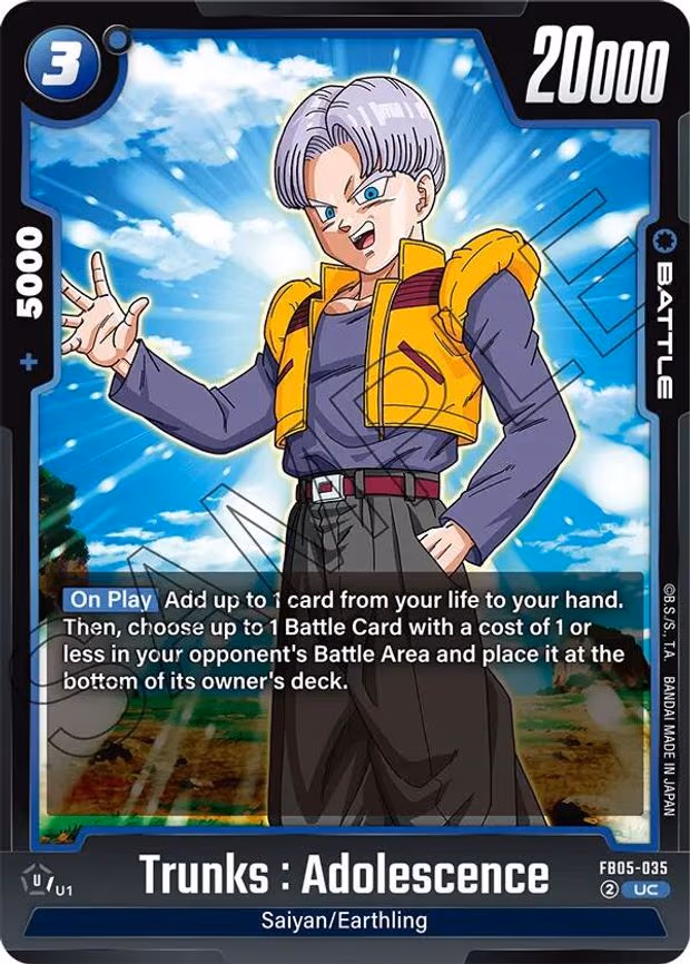 Trunks : Adolescence - Uncommon (FB05-035)