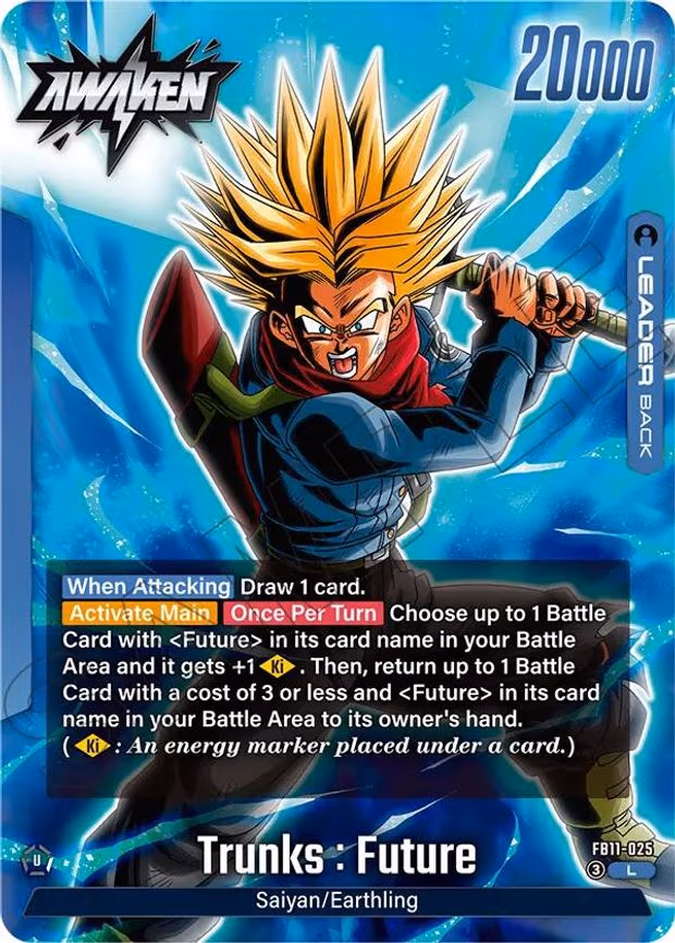 Trunks : Future/Son Gohan : Future // Trunks : Future - Leader (FB11-025)