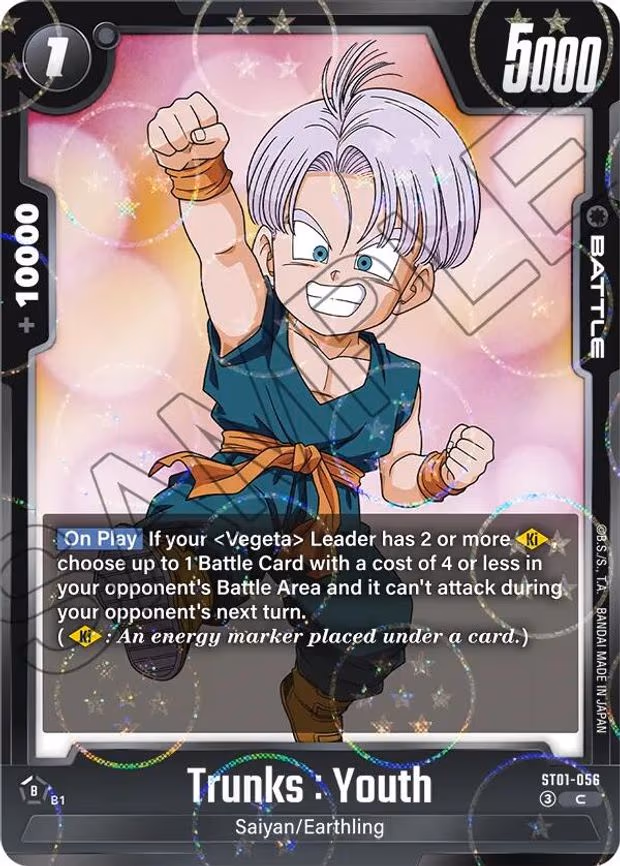Trunks : Youth - ST01-056 (Dragon Ball Pattern) - Common (ST01-056)