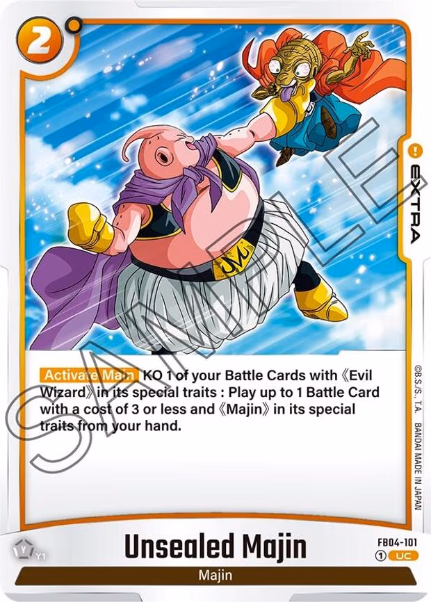 Unsealed Majin - Uncommon (FB04-101)