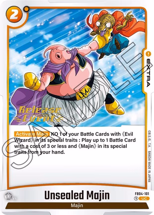 Unsealed Majin - Uncommon (FB04-101)
