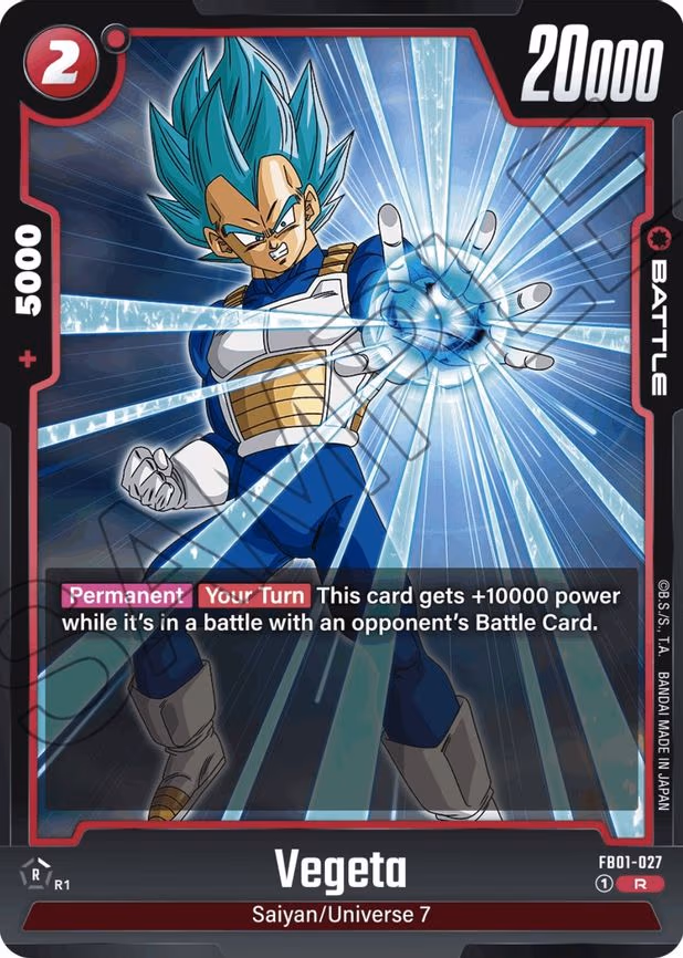 Vegeta - Rare (FB01-027)