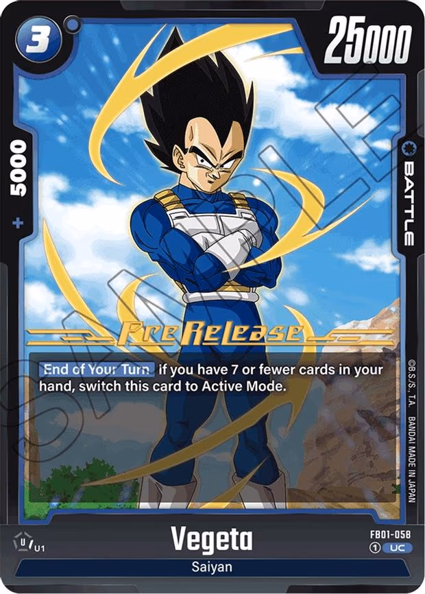 Vegeta - Uncommon (FB01-058)