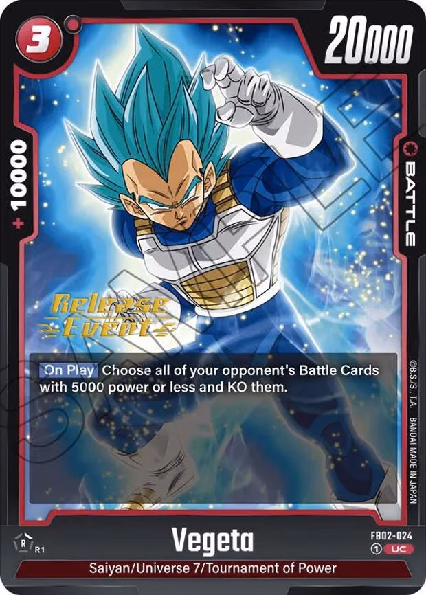 Vegeta - Uncommon (FB02-024)