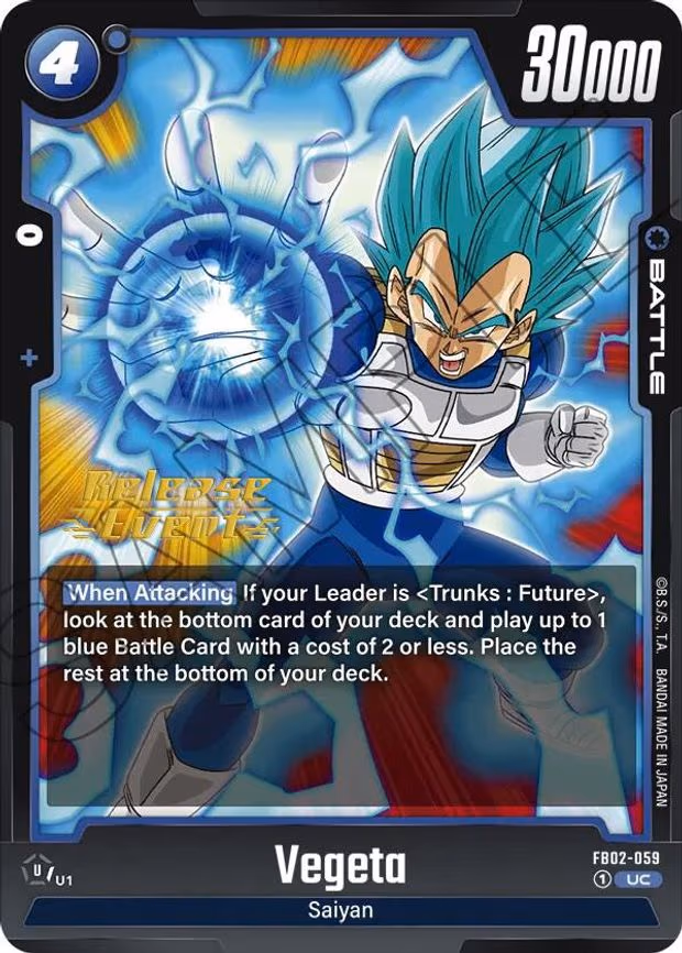 Vegeta - Uncommon (FB02-059)