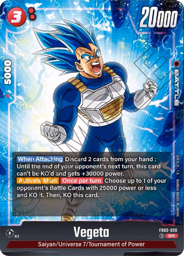 Vegeta - Super Rare (FB03-020)