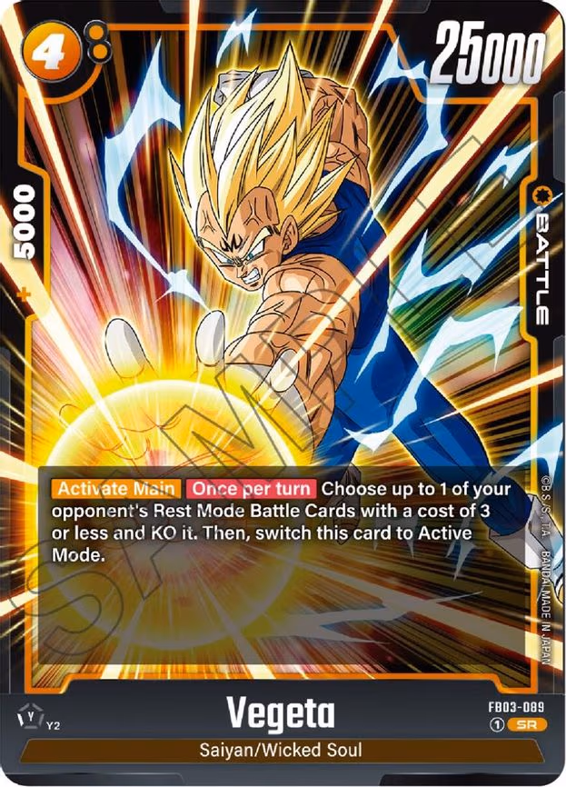 Vegeta - Super Rare (FB03-089)