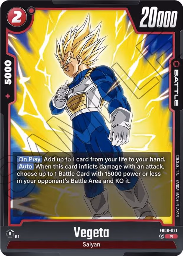 Vegeta - Rare (FB08-021)