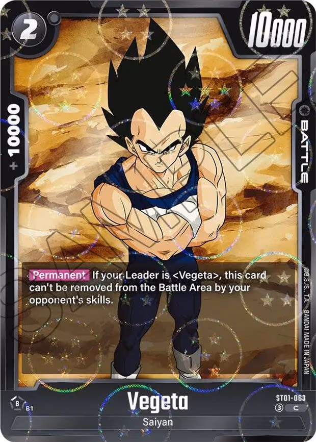 Vegeta - ST01-063 (Dragon Ball Pattern) - Common (ST01-063)