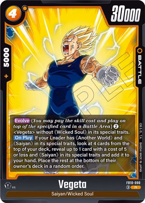 Vegeta - Rare (FB10-090)