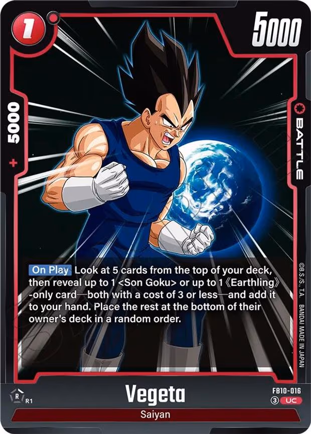 Vegeta - Uncommon (FB10-016)