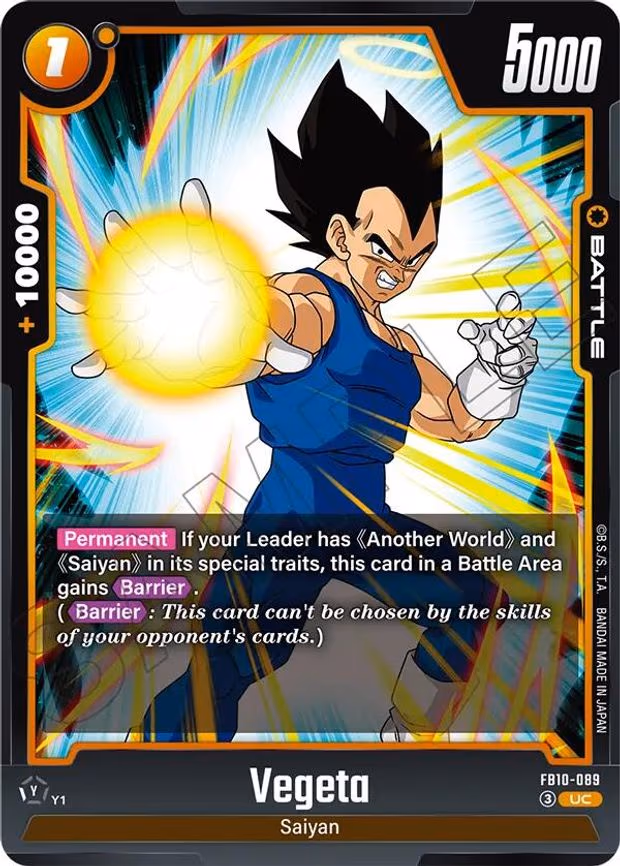 Vegeta - Uncommon (FB10-089)
