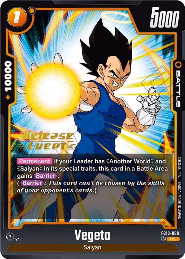 Vegeta - Uncommon (FB10-089)