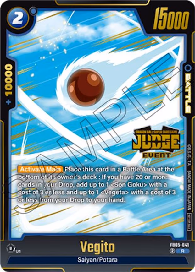 Vegito (Judge Pack (Event Judge) 04) - Rare (FB05-041)