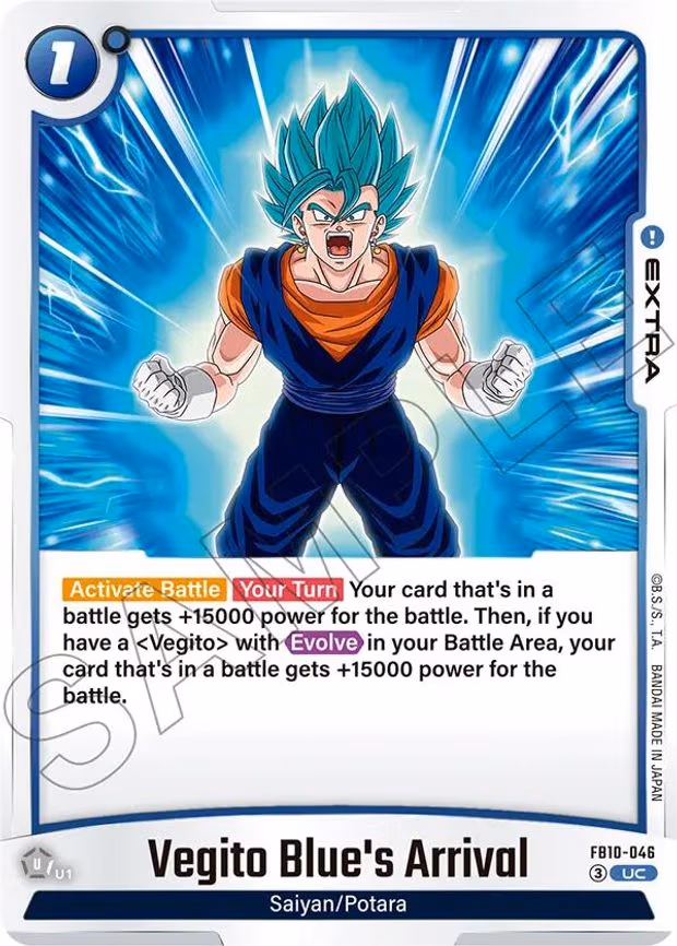 Vegito Blue's Arrival - Uncommon (FB10-046)