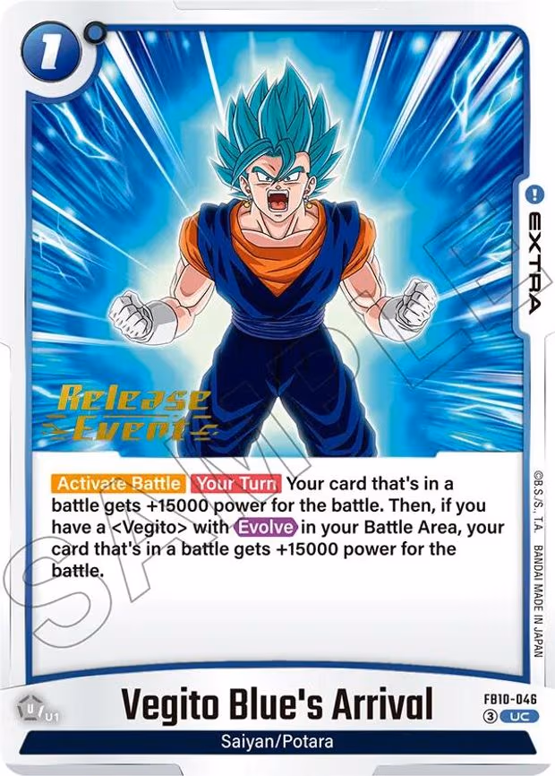 Vegito Blue's Arrival - Uncommon (FB10-046)