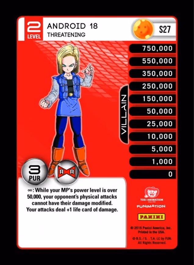 Android 18 - Threatening