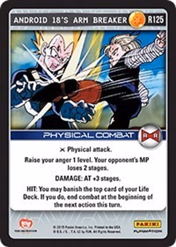 Android 18's Arm Breaker - Rare (R125)