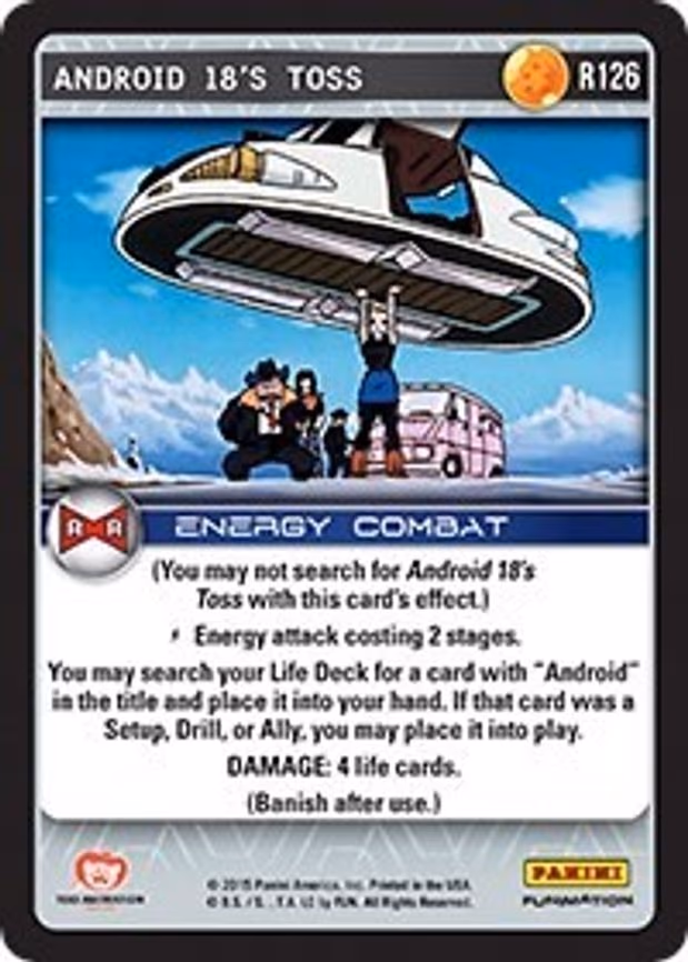 Android 18's Toss - Rare (R126)