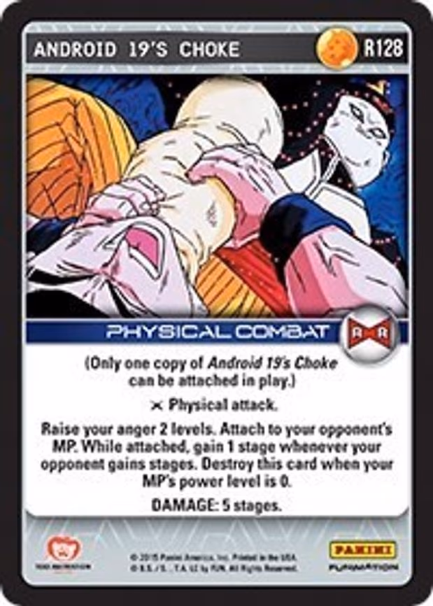 Android 19's Choke - Rare (R128)