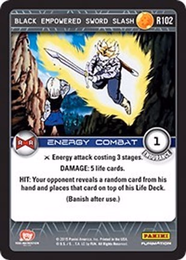 Black Empowered Sword Slash - Rare (R102)