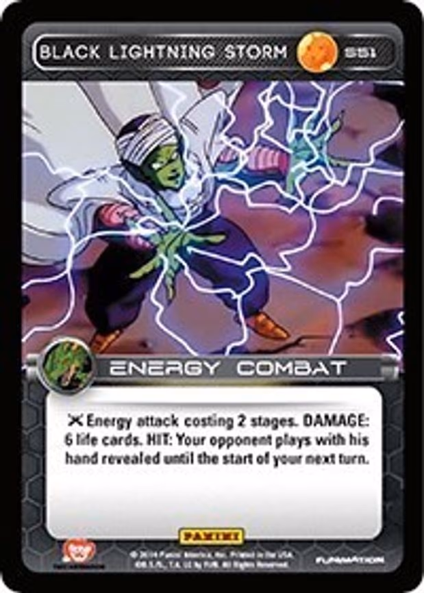 Black Lightning Storm
