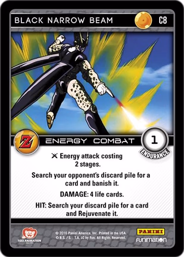Black Narrow Beam - Common (C8)