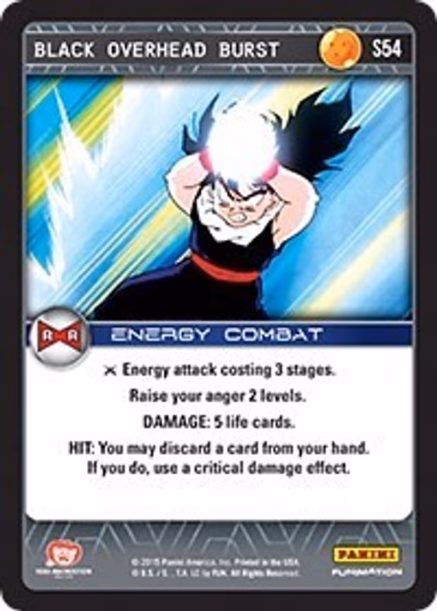 Black Overhead Burst