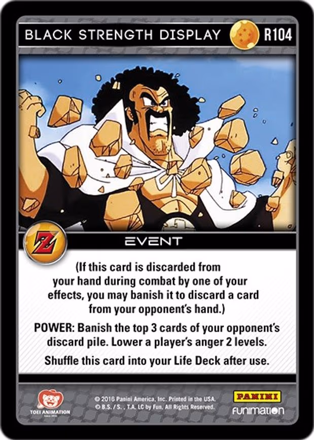 Black Strength Display - Rare (R104)