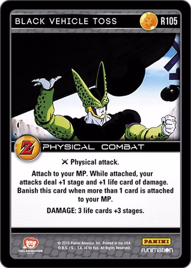 Black Vehicle Toss - Rare (R105)