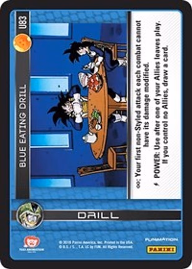 Blue Eating Drill - Uncommon (U83)