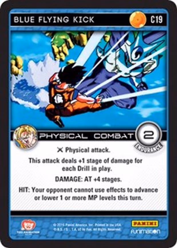Blue Flying Kick - Common (C19)