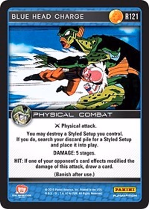 Blue Head Charge - Rare (R121)
