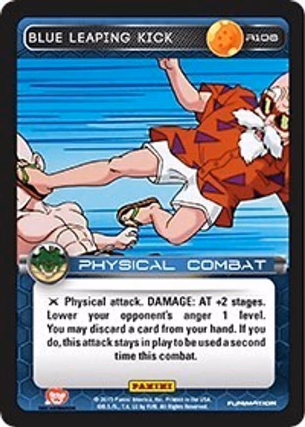 Blue Leaping Kick - Rare (R108)