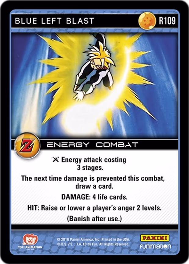 Blue Left Blast - Rare (R109)