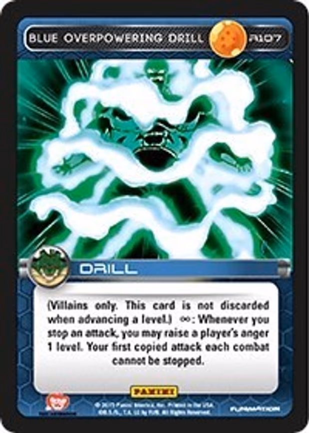 Blue Overpowering Drill - Rare (R107)