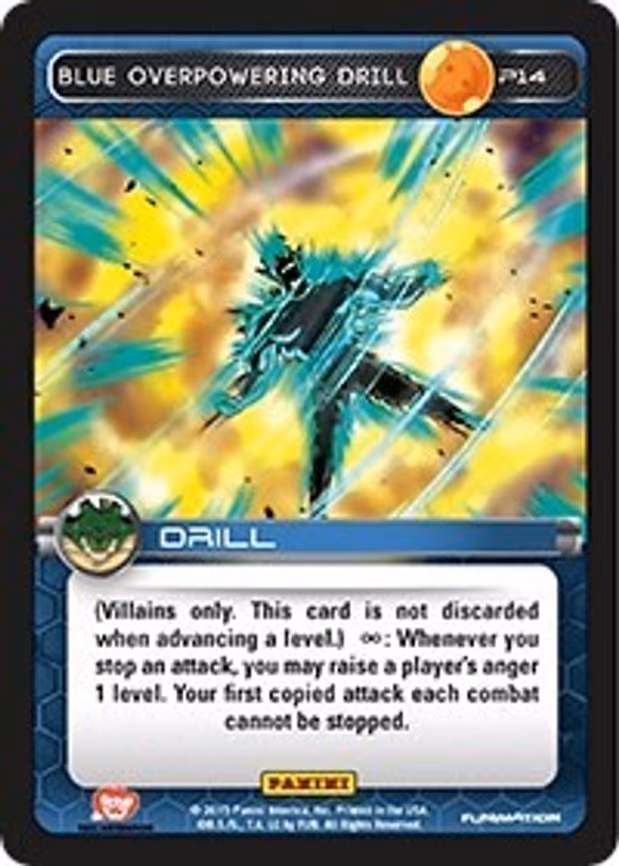 Blue Overpowering Drill (Heroes & Villains)