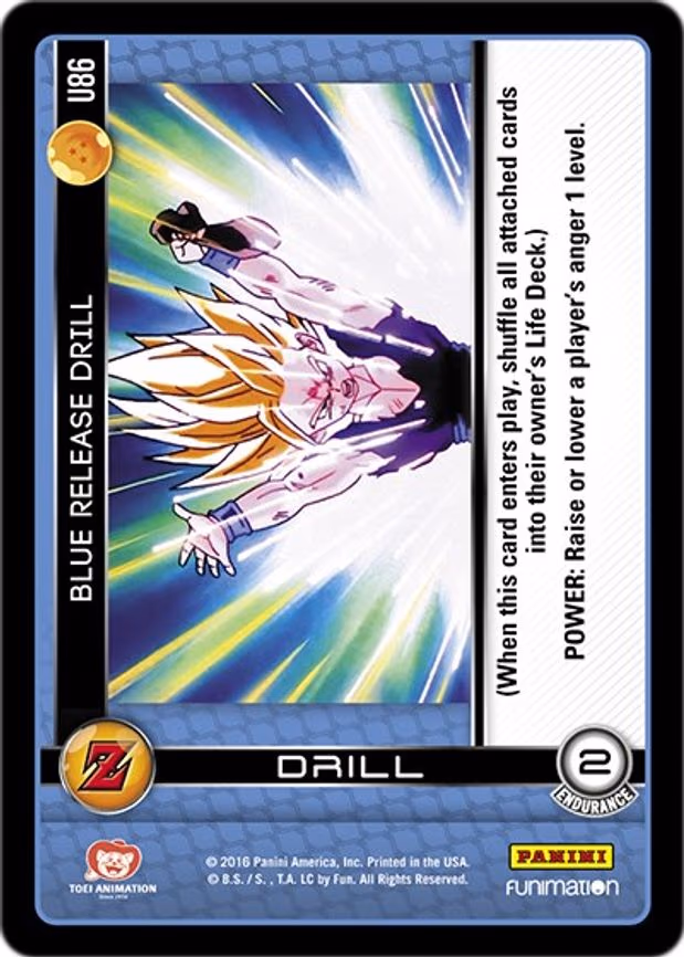 Blue Release Drill - Uncommon (U86)