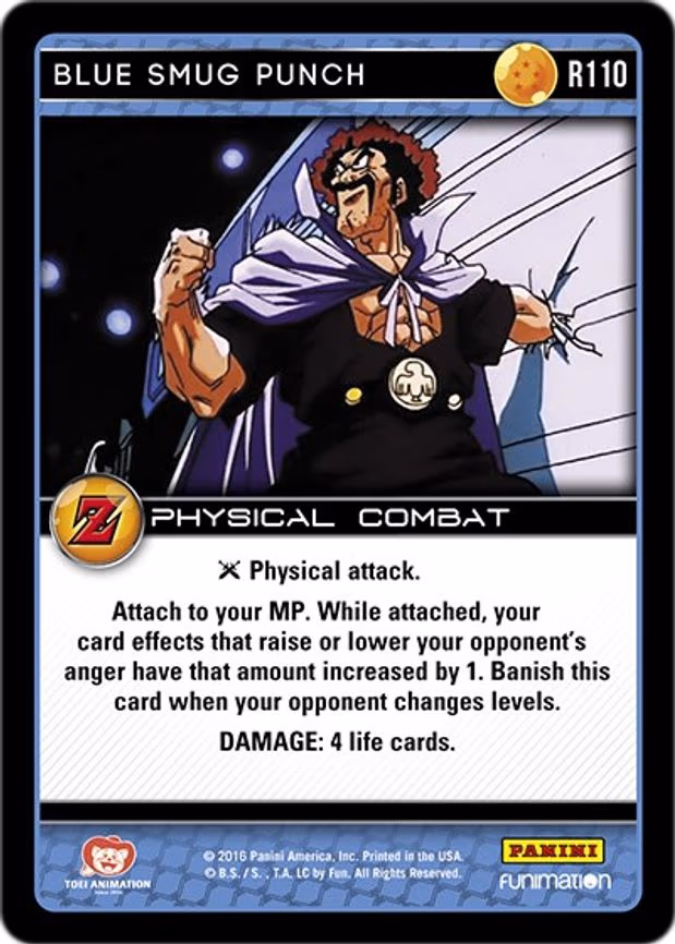 Blue Smug Punch - Rare (R110)