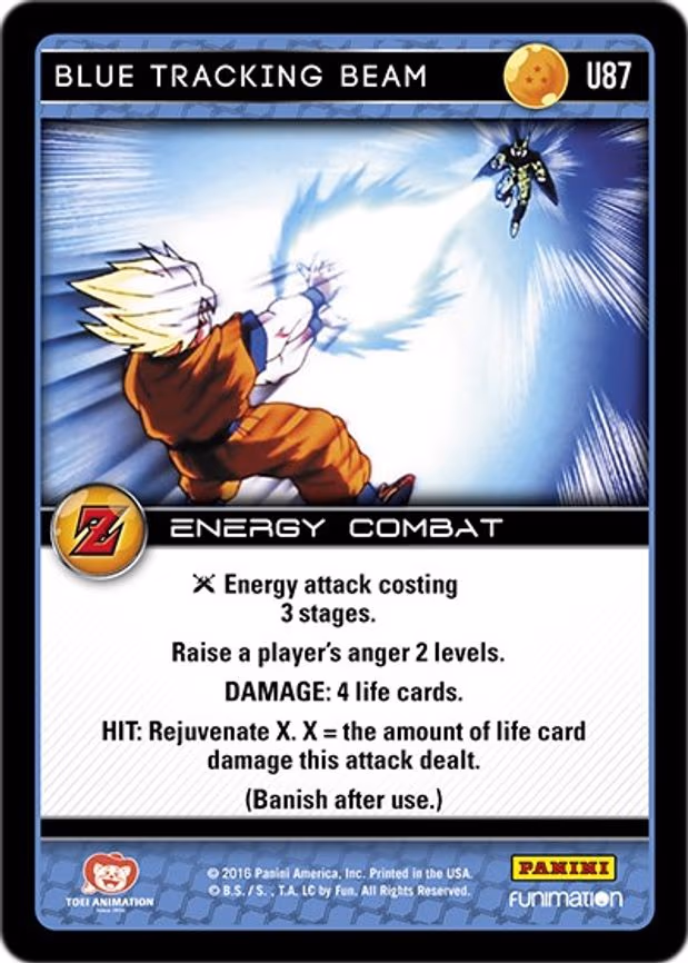 Blue Tracking Beam - Uncommon (U87)